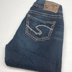 PREMIUM SILVER MID BABY BOOT JEANS 26x28 ⭐️